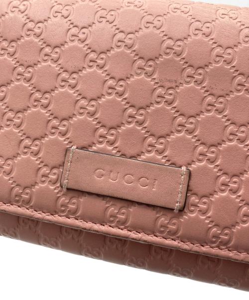 GUCCI（グッチ）GUCCI (グッチ) 長財布 ピンクの古着・服飾アイテム