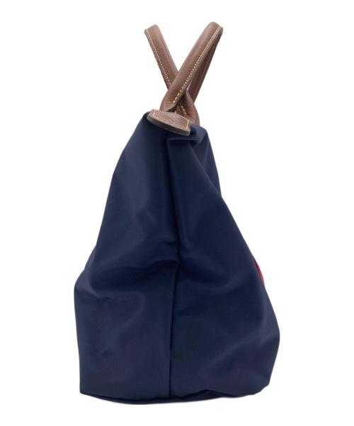 LONGCHAMP（ロンシャン）LONGCHAMP (ロンシャン) ハンドバッグ ネイビーの古着・服飾アイテム