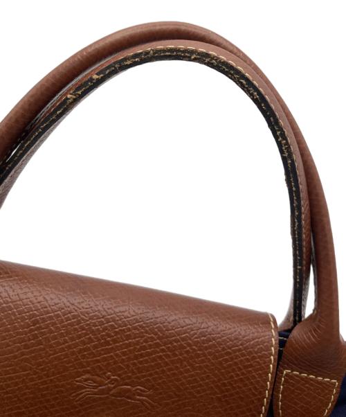 LONGCHAMP（ロンシャン）LONGCHAMP (ロンシャン) ハンドバッグ ネイビーの古着・服飾アイテム