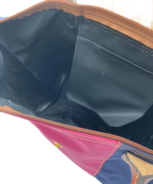 LONGCHAMP（ロンシャン）LONGCHAMP (ロンシャン) ハンドバッグ ネイビーの古着・服飾アイテム