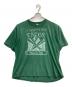 JERZEES（ジャージーズ）の古着「プリントTシャツ」｜グリーン