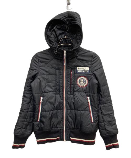 Hysteric Glamour（ヒステリックグラマー）Hysteric Glamour (ヒステリックグラマー) ワッペン中綿ジャケット ブラック サイズ:FREEの古着・服飾アイテム