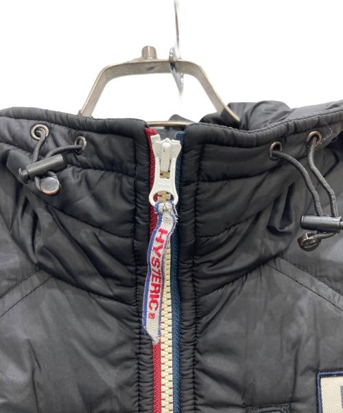 Hysteric Glamour（ヒステリックグラマー）Hysteric Glamour (ヒステリックグラマー) ワッペン中綿ジャケット ブラック サイズ:FREEの古着・服飾アイテム