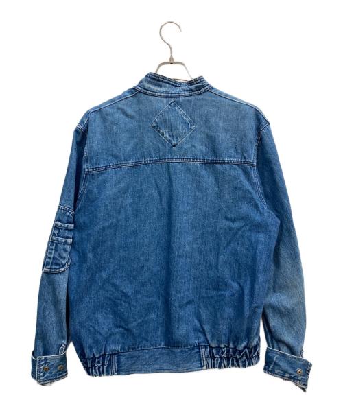 FORUM（フォーラム）FORUM (フォーラム) デニムライダースジャケット インディゴ サイズ:Ⅼの古着・服飾アイテム