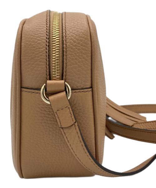 GUCCI（グッチ）GUCCI (グッチ) ソーホー ディスコショルダーバッグ ベージュの古着・服飾アイテム