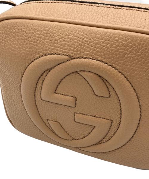 GUCCI（グッチ）GUCCI (グッチ) ソーホー ディスコショルダーバッグ ベージュの古着・服飾アイテム