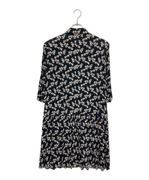 MAX&Co.（マックスアンドコー）MAX&Co. (マックスアンドコー) 花柄シャツワンピース ネイビー サイズ:Mの古着・服飾アイテム