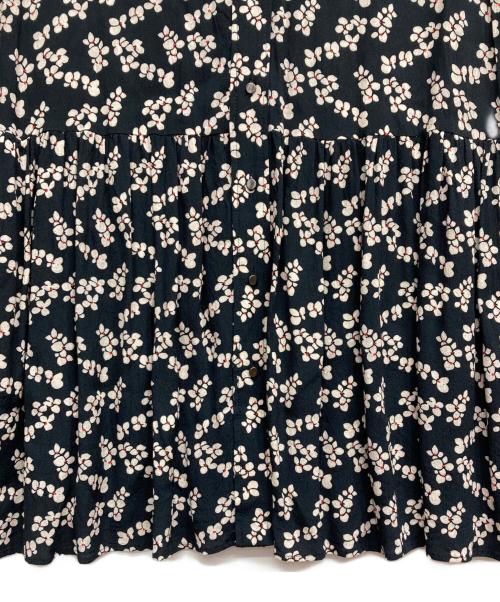 MAX&Co.（マックスアンドコー）MAX&Co. (マックスアンドコー) 花柄シャツワンピース ネイビー サイズ:Mの古着・服飾アイテム