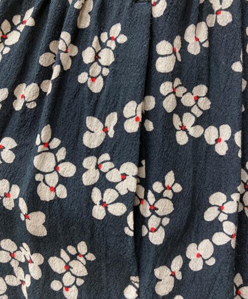 MAX&Co.（マックスアンドコー）MAX&Co. (マックスアンドコー) 花柄シャツワンピース ネイビー サイズ:Mの古着・服飾アイテム