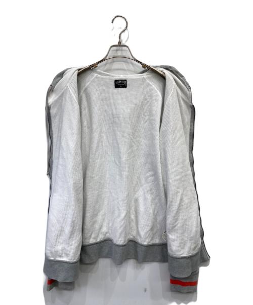 stussy（ステューシー）stussy (ステューシー) ジップパーカー グレー サイズ:Ⅼの古着・服飾アイテム