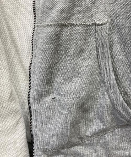 stussy（ステューシー）stussy (ステューシー) ジップパーカー グレー サイズ:Ⅼの古着・服飾アイテム