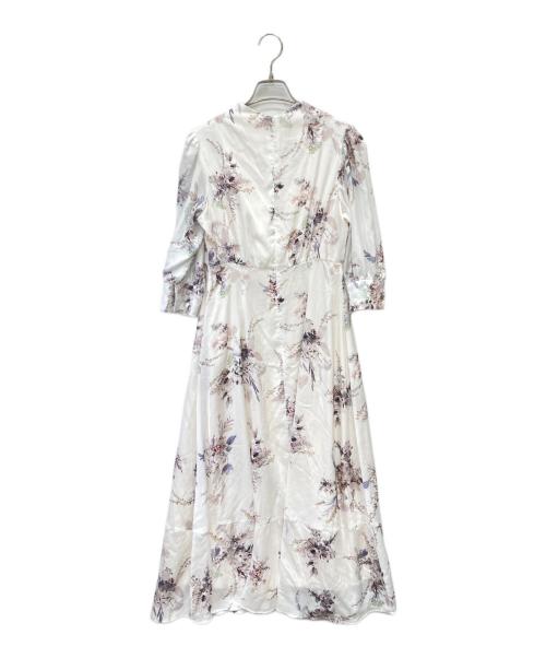HER LIP TO（ハーリップトゥ）HER LIP TO (ハーリップトゥ) French Bouquet Puff Sleeve Dress ホワイト サイズ:Mの古着・服飾アイテム