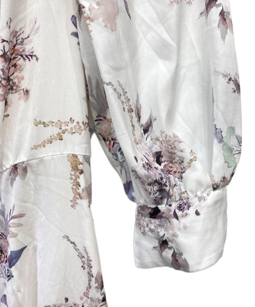 HER LIP TO（ハーリップトゥ）HER LIP TO (ハーリップトゥ) French Bouquet Puff Sleeve Dress ホワイト サイズ:Mの古着・服飾アイテム