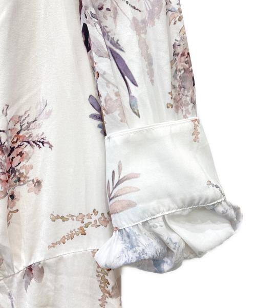 HER LIP TO（ハーリップトゥ）HER LIP TO (ハーリップトゥ) French Bouquet Puff Sleeve Dress ホワイト サイズ:Mの古着・服飾アイテム