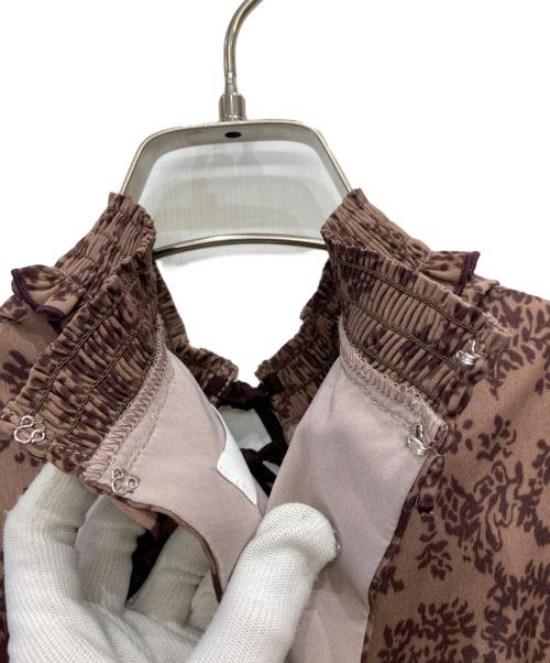 HER LIP TO（ハーリップトゥ）HER LIP TO (ハーリップトゥ) Winter Floral Long-sleeve Dress ブラウン サイズ:Mの古着・服飾アイテム