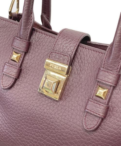 FURLA（フルラ）FURLA (フルラ) 2WAYバッグ パープルの古着・服飾アイテム