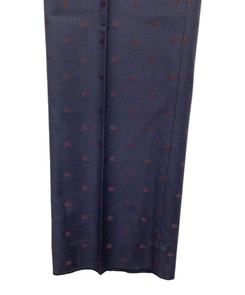 GUCCI（グッチ）GUCCI (グッチ) Double G Wool Suit ネイビー サイズ:46の古着・服飾アイテム