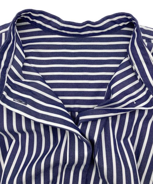 Adam et Rope（アダム エ ロペ）Adam et Rope (アダム エ ロペ) シェイプシルエットブラウス ブルー サイズ:FREEの古着・服飾アイテム