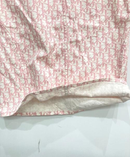 Christian Dior（クリスチャン ディオール）Christian Dior (クリスチャン ディオール) ライトストーンミニスカート ピンク サイズ:36の古着・服飾アイテム