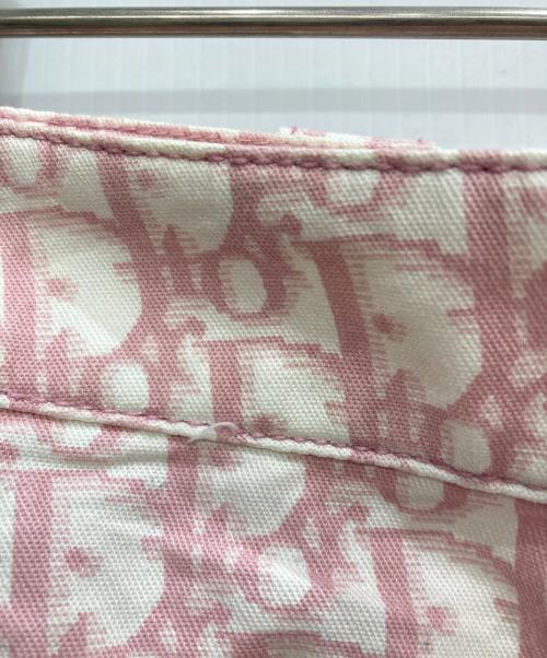Christian Dior（クリスチャン ディオール）Christian Dior (クリスチャン ディオール) ライトストーンミニスカート ピンク サイズ:36の古着・服飾アイテム