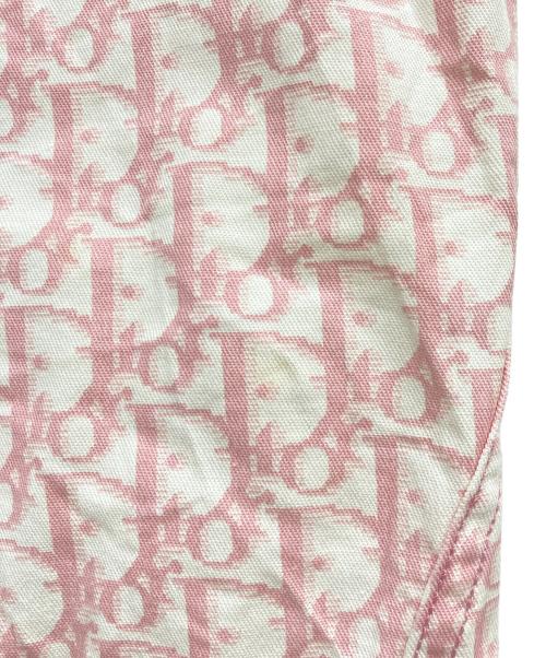 Christian Dior（クリスチャン ディオール）Christian Dior (クリスチャン ディオール) ライトストーンミニスカート ピンク サイズ:36の古着・服飾アイテム