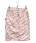 Christian Dior（クリスチャン ディオール）の古着「ライトストーンミニスカート」｜ピンク