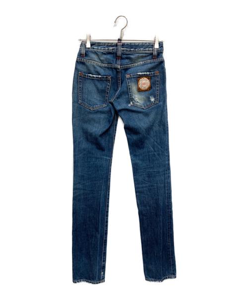 DSQUARED2（ディースクエアード）DSQUARED2 (ディースクエアード) デニムパンツ インディゴ サイズ:Sの古着・服飾アイテム