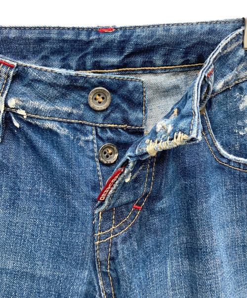 DSQUARED2（ディースクエアード）DSQUARED2 (ディースクエアード) デニムパンツ インディゴ サイズ:Sの古着・服飾アイテム