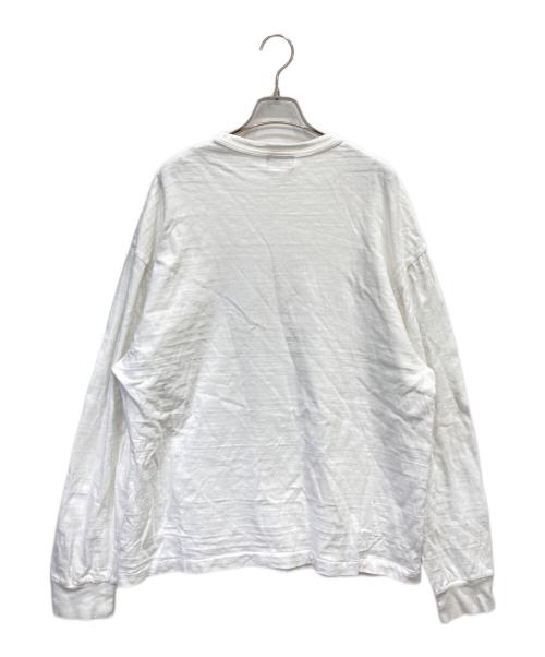 HUMAN MADE（ヒューマンメイド）HUMAN MADE (ヒューマンメイド) 長袖カットソー ホワイト サイズ:XXLの古着・服飾アイテム
