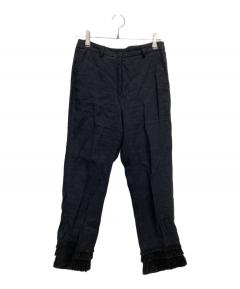 GUCCI フレアスラックスパンツ 38 中古・古着通販】GUCCI (グッチ) フレアスラックス ブラック サイズ:38