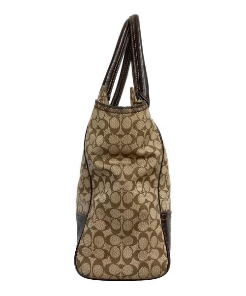 COACH（コーチ）COACH (コーチ) ハンドバッグ ベージュの古着・服飾アイテム