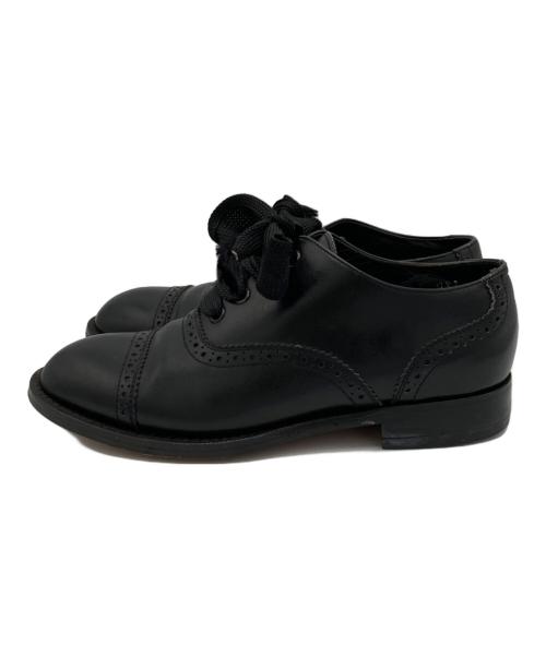 COMME des GARCONS（コムデギャルソン）COMME des GARCONS (コムデギャルソン) ウィングチップシューズ ブラック サイズ:23cmの古着・服飾アイテム