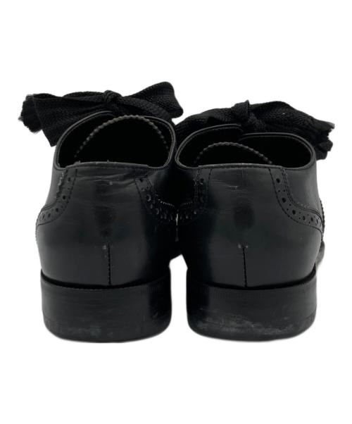 COMME des GARCONS（コムデギャルソン）COMME des GARCONS (コムデギャルソン) ウィングチップシューズ ブラック サイズ:23cmの古着・服飾アイテム