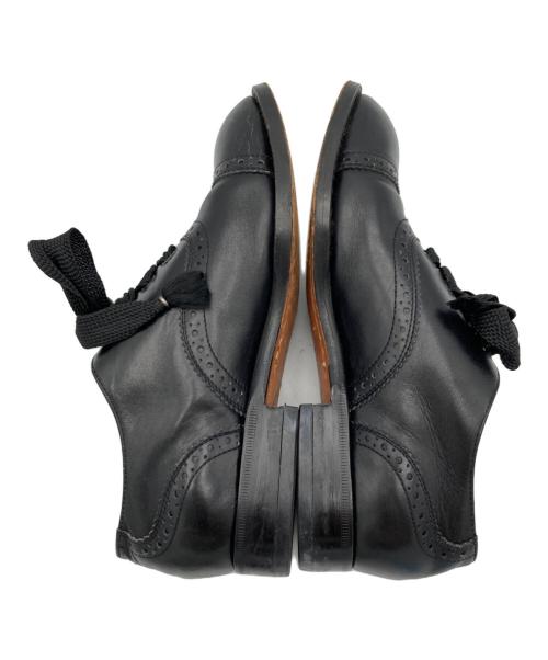 COMME des GARCONS（コムデギャルソン）COMME des GARCONS (コムデギャルソン) ウィングチップシューズ ブラック サイズ:23cmの古着・服飾アイテム