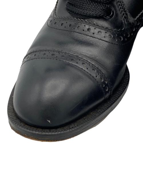 COMME des GARCONS（コムデギャルソン）COMME des GARCONS (コムデギャルソン) ウィングチップシューズ ブラック サイズ:23cmの古着・服飾アイテム