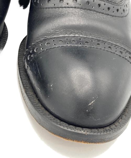COMME des GARCONS（コムデギャルソン）COMME des GARCONS (コムデギャルソン) ウィングチップシューズ ブラック サイズ:23cmの古着・服飾アイテム