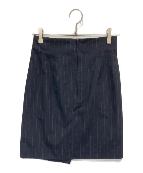 COMME des GARCONS（コムデギャルソン）COMME des GARCONS (コムデギャルソン) アシメタイトスカート ネイビー サイズ:Mの古着・服飾アイテム