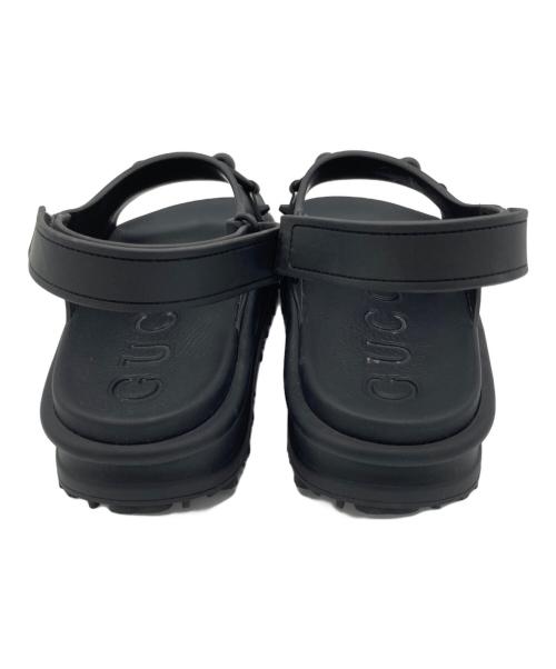 GUCCI（グッチ）GUCCI (グッチ) ホースビット プラットフォーム サンダル ブラック サイズ:25CMの古着・服飾アイテム