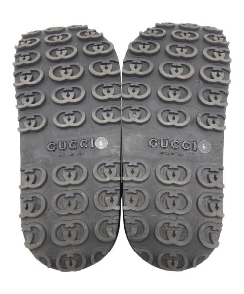 GUCCI（グッチ）GUCCI (グッチ) ホースビット プラットフォーム サンダル ブラック サイズ:25CMの古着・服飾アイテム
