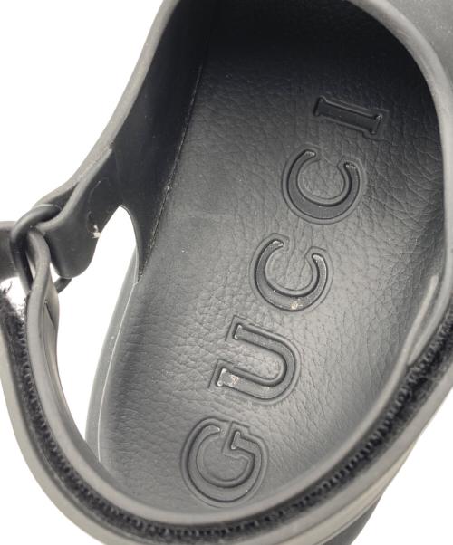 GUCCI（グッチ）GUCCI (グッチ) ホースビット プラットフォーム サンダル ブラック サイズ:25CMの古着・服飾アイテム