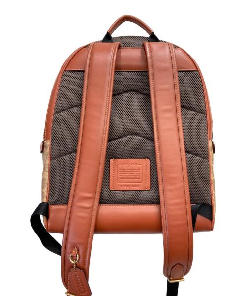 COACH（コーチ）COACH (コーチ) チャーターバックパックシグネチャーキャンバス ブラウンの古着・服飾アイテム