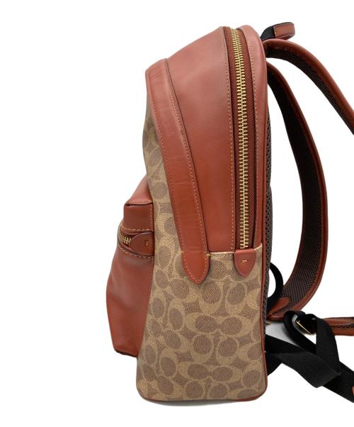 COACH（コーチ）COACH (コーチ) チャーターバックパックシグネチャーキャンバス ブラウンの古着・服飾アイテム