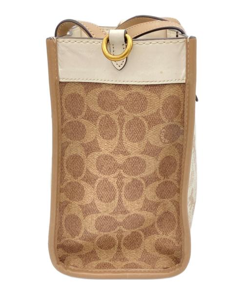 COACH（コーチ）COACH (コーチ) ホースアンドキャリッジ2wayバック アイボリーの古着・服飾アイテム