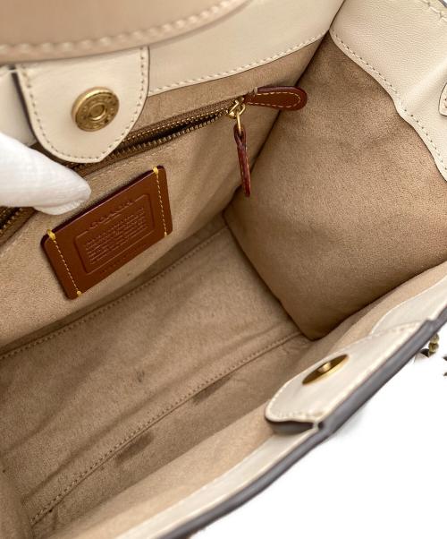 COACH（コーチ）COACH (コーチ) ホースアンドキャリッジ2wayバック アイボリーの古着・服飾アイテム