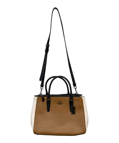 COACH（コーチ）COACH (コーチ) 2WAYバッグ ブラウンの古着・服飾アイテム