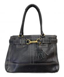 COACH（コーチ）の古着「レザーハンドバッグ」｜ブラック