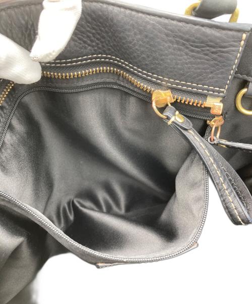COACH（コーチ）COACH (コーチ) レザーハンドバッグ ブラックの古着・服飾アイテム