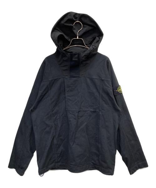 STONE ISLAND（ストーンアイランド）STONE ISLAND (ストーンアイランド) GARMENT DYED SMOCK ブラック サイズ:Mの古着・服飾アイテム