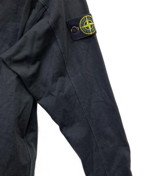 STONE ISLAND（ストーンアイランド）STONE ISLAND (ストーンアイランド) GARMENT DYED SMOCK ブラック サイズ:Mの古着・服飾アイテム