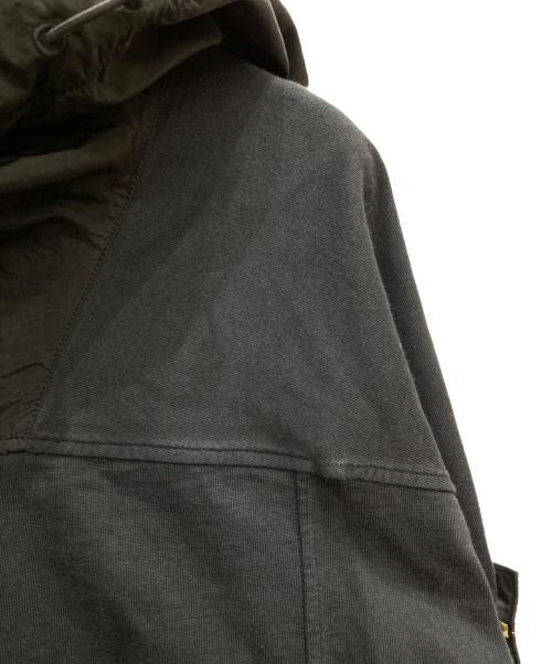 STONE ISLAND（ストーンアイランド）STONE ISLAND (ストーンアイランド) GARMENT DYED SMOCK ブラック サイズ:Mの古着・服飾アイテム